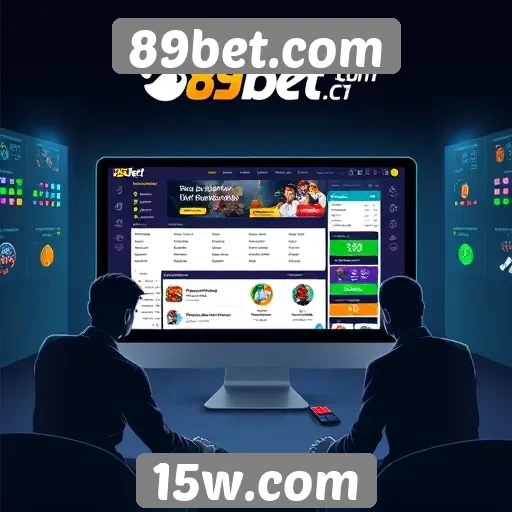 Acessibilidade e navegação no site 89bet.com